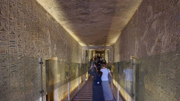 Views Tomb Ramses Iii Valley Kings Luxor Egypt — Fotografia de Stock