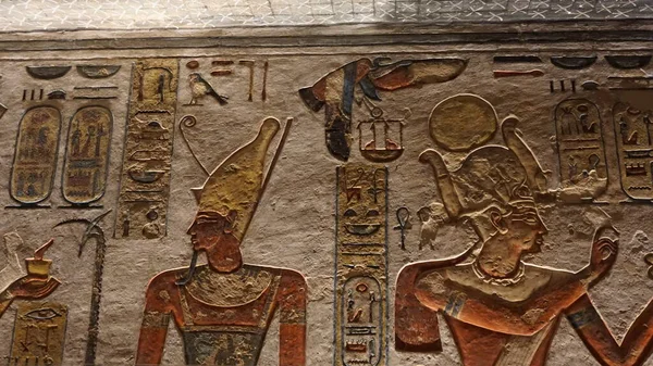 Views Tomb Ramses Iii Valley Kings Luxor Egypt — Foto de Stock