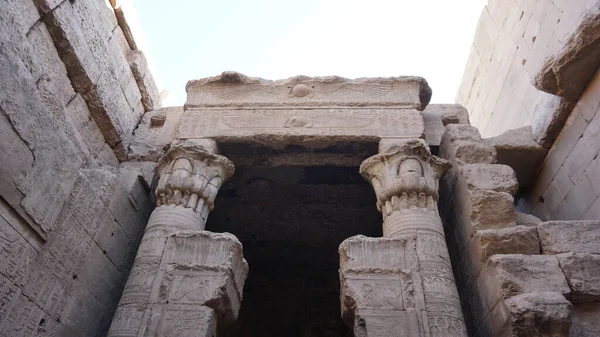 Edfu Mısır Daki Tanrı Horus Tapınağı — Stok fotoğraf