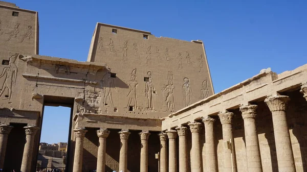 Temple God Horus Edfu Egypt — Φωτογραφία Αρχείου