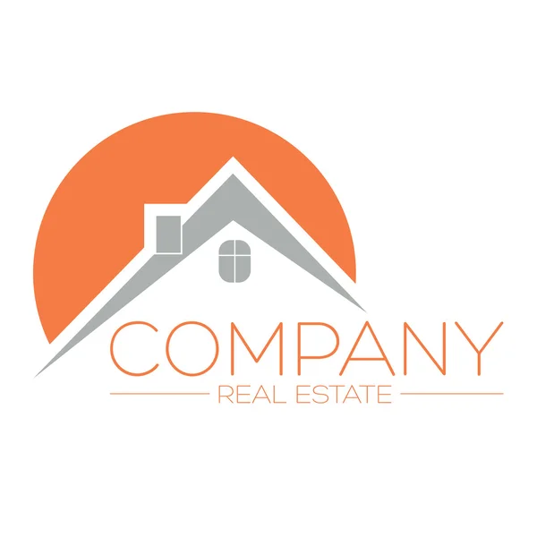 Logotype real estate — Stock Vector