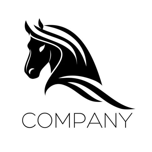 Caballo de logotipo — Archivo Imágenes Vectoriales