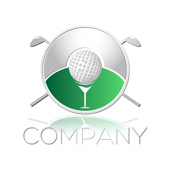 Logotype golf — Stock vektor