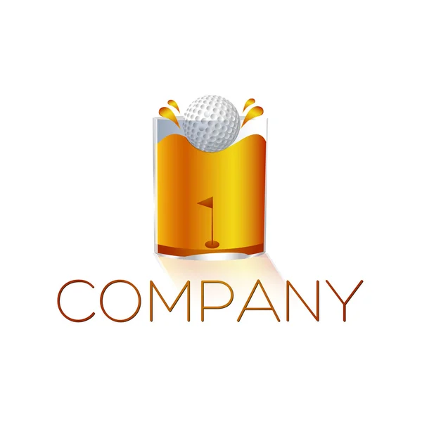 Logotyp golf — Wektor stockowy