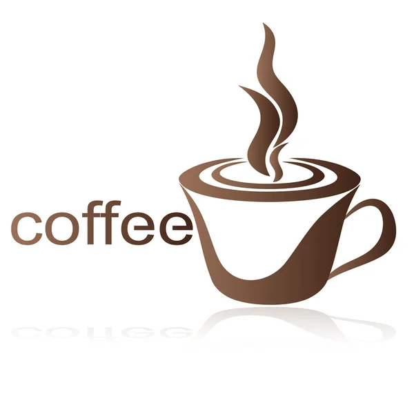 Wzór logo kawy — Wektor stockowy