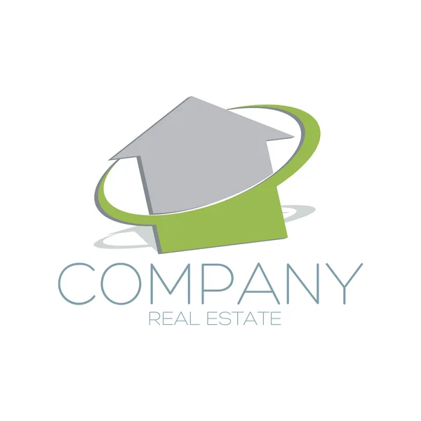 Logotype real estate — Stock Vector