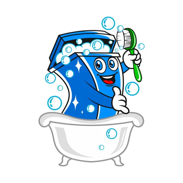 Bote Basura Lava Baño Ilustración Vectorial — Vector de stock