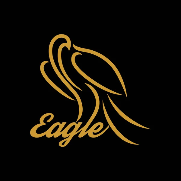 Modernbird Eagle Logo Vector Illustration — ストックベクタ