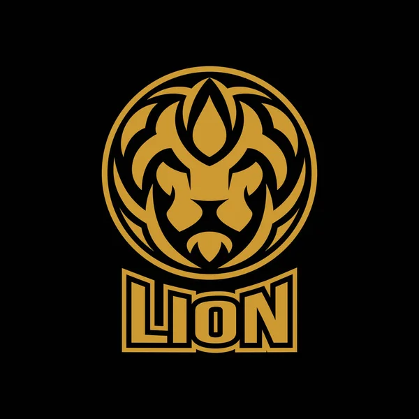 Modern Lion Ornament Logo Vector Illustration — Stock vektor