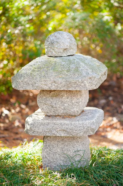 Japanse tuin beeldhouwkunst — Stockfoto