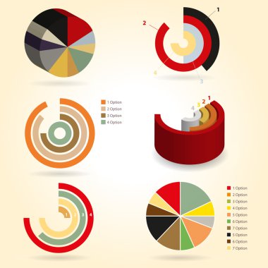 infographics pies ve grafik tasarım