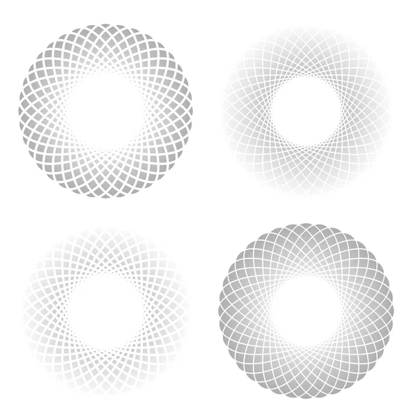 Cercles abstraits fond. Ornements abstraits . — Image vectorielle