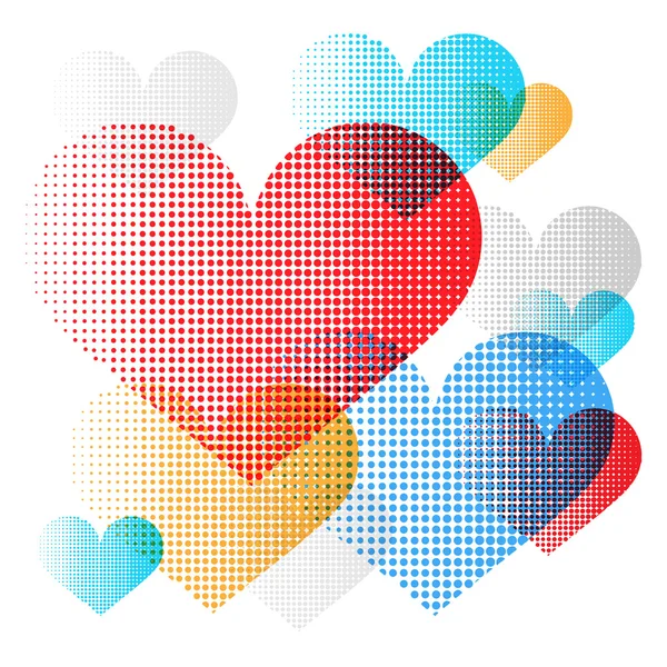 Love raster pattern background — Stock Photo, Image