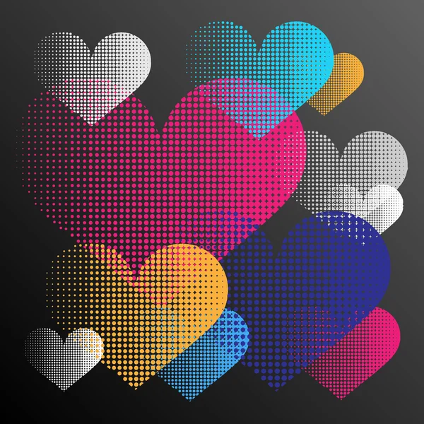 Love raster pattern background — Stock Photo, Image