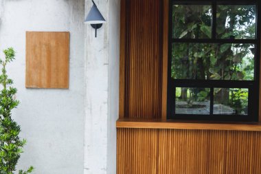 Koyu renklerde bir çatı katı düzeni çeşitli kahve dükkanlarının iç mekan görüntüsü açık kahve dükkanına hoş geldiniz