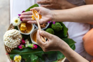 Natural thai massage in spa Relaxed at Spa Resort Body Beauty Relaxation And Wellness and body with masseur Concept of serene spa with thai style.