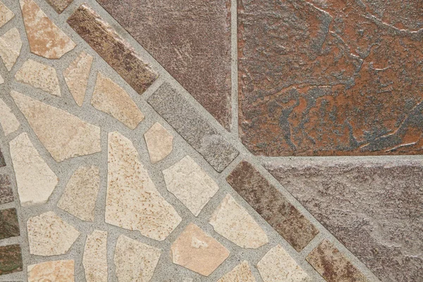 Мозаика напольной плитки — стоковое фото