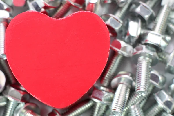 bir kalp vidalar için