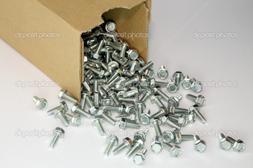 Thread forming screws with box
