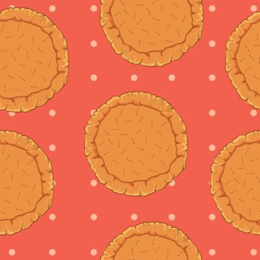 vektör pasta hamur pizza ve pasta için seamless modeli