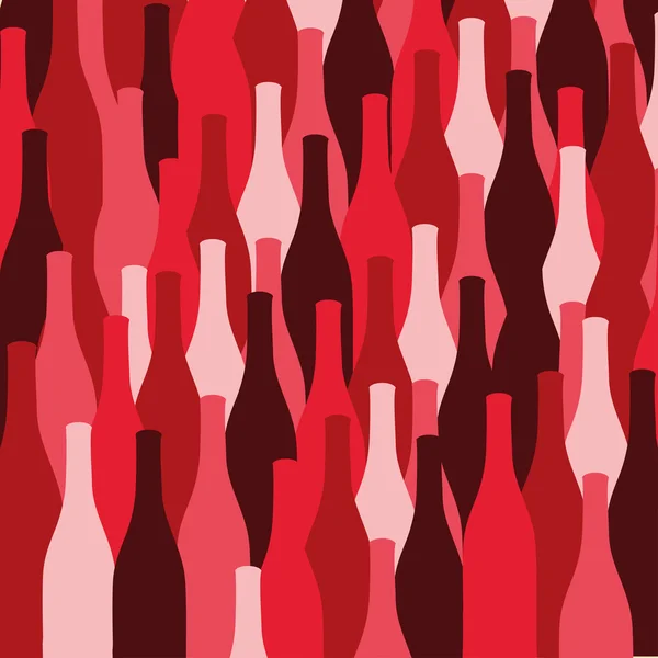 Ensemble vectoriel de bouteilles de vin ou de vinaigre silhouettes — Image vectorielle