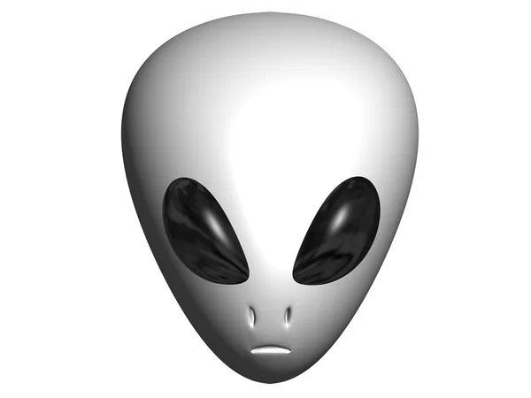 Alien face — Stock Photo, Image