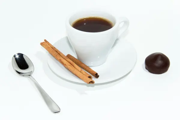 Kopje espresso koffie — Stockfoto