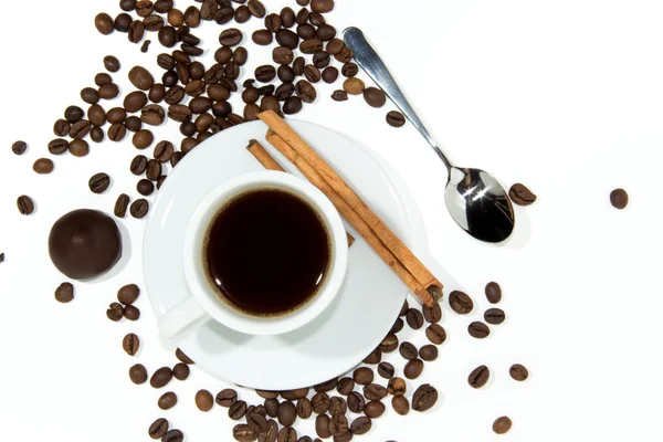 Cup of espresso coffee — Stock Photo, Image