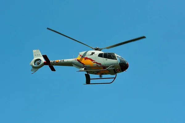 Джихон Іспанія Липня 2022 Року Eurocopter 120B Colibri Spish Aerobatic — стокове фото