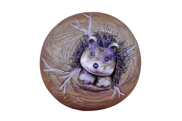 Hedgehog decoration — Stock Photo, Image