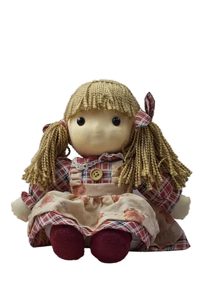 Meisje speelgoed doll — Stockfoto