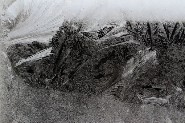 Buz kalıpları, pencere — Stok fotoğraf