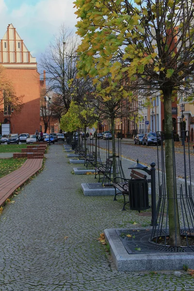 Färgglada trottoaren — Stockfoto