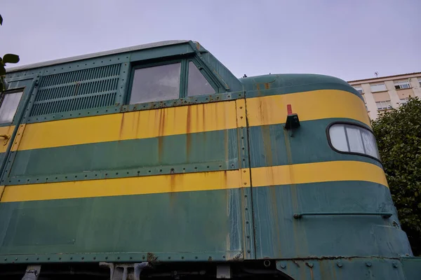 Old Locomotive Machine Train Out Service — Stock Photo, Image