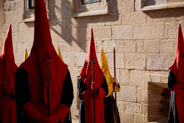 Santiago Compostela Spanje April 2022 Heilige Week Een Van Meest Rechtenvrije Stockafbeeldingen