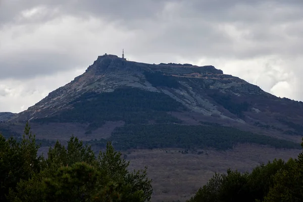 Roccia Francia Montagna Metri Nella Cordigliera Centrale Spagna Provincia Salamanca — Foto Stock