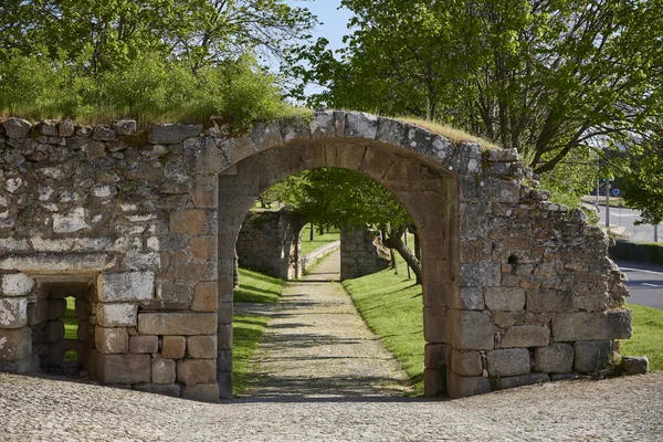 Steinbogen Alte Mittelalterliche Bauweise — Stockfoto