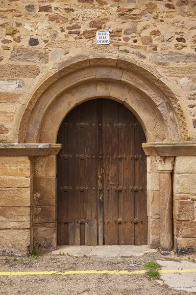 Tbara Spain May 2022 Church Assumption Romanesque Style Declared Asset — Foto de Stock