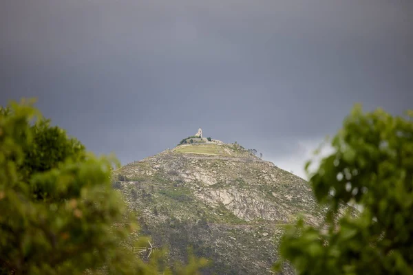 Monte Farina Mondim Basto Portogallo Alla Sua Sommità Trova Santuario — Foto Stock