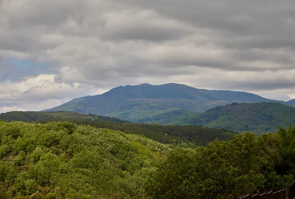 Paesaggio Della Provincia Salamanca Spagna Montagne Del Sistema Centrale Vicino — Foto Stock