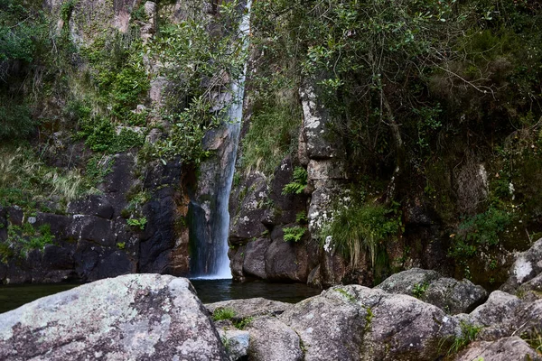 Pincaes Waterfall One Most Beautiful Waterfalls Gers Natural Park Portugal — Stock Photo, Image
