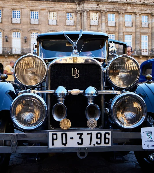 Santiago Compostela July 2022 Vintage Cars Vintage Car Parts Festival — Photo