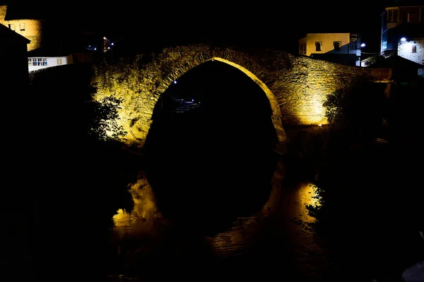Navia Suarna Lugo Spain August 2022 Bridge Medieval Construction Region — Foto de Stock