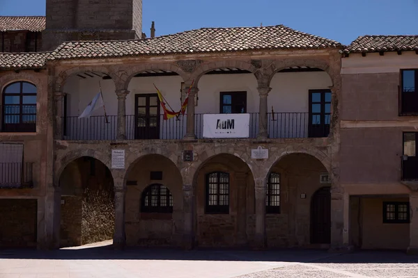 Medinaceli Іспанія Вересня 2022 Головна Площа Місто Провінції Сорія Автономному — стокове фото