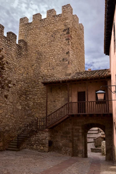 Albarracn Španělsko Září2022 Water Gate Toto Město Patří Provincie Teruel — Stock fotografie