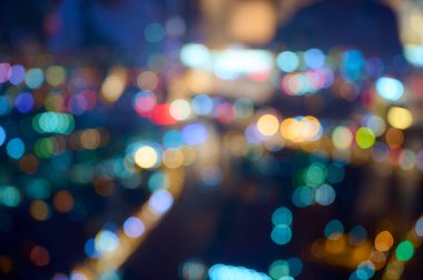 Bokeh için arka plan, Gece Şehri