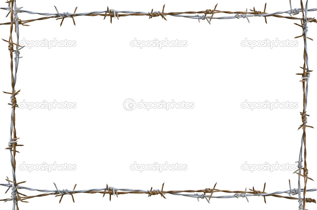 Rusty barbed wire 