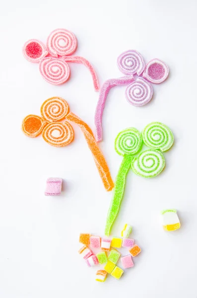 Jelly sugar candies — Stock Photo, Image