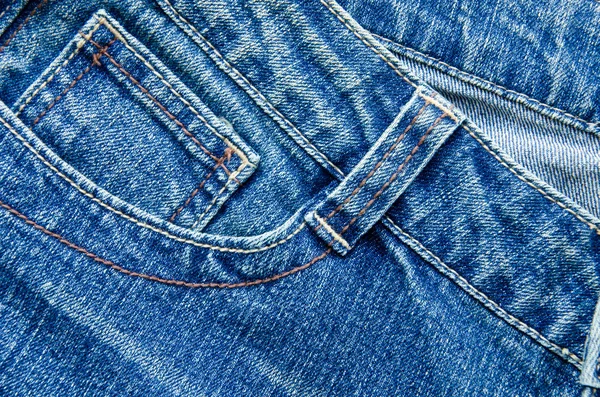 Blue jeans trouser — Stock Photo, Image