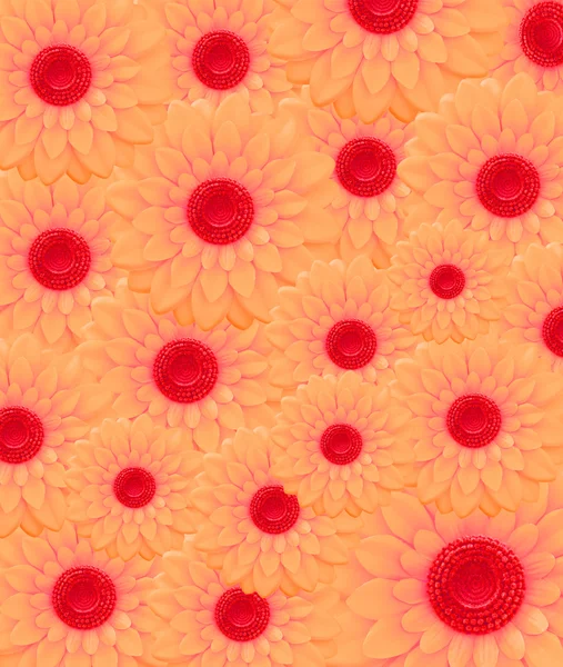 Red flowers background — Stock Photo, Image